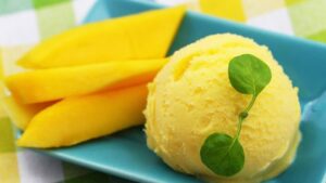 cara membuat es krim buah mangga