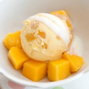cara membuat es krim buah mangga
