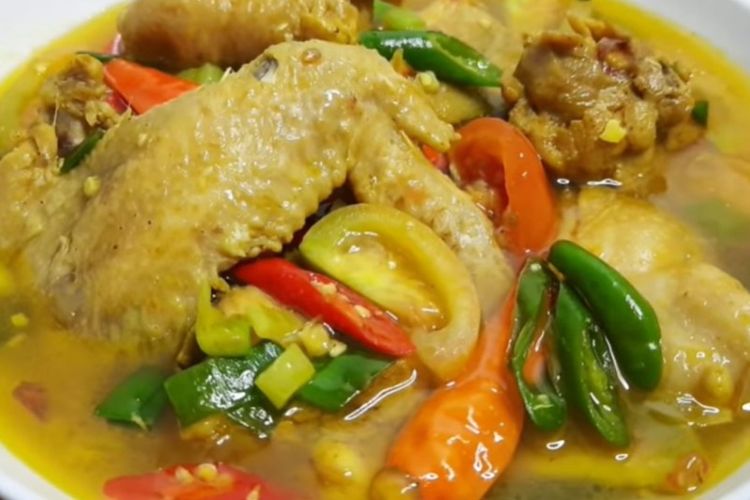 cara membuat garang asem ayam tanpa daun pisang