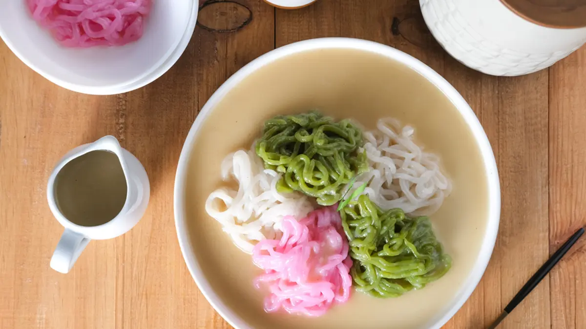 cara membuat putu mayang