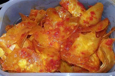 keripik kentang pedas