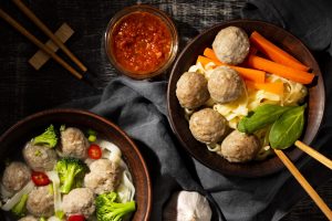 Cara jualan bakso online