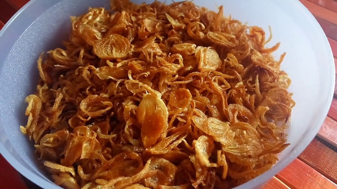 tips menggoreng bawang merah agar tidak berminyak