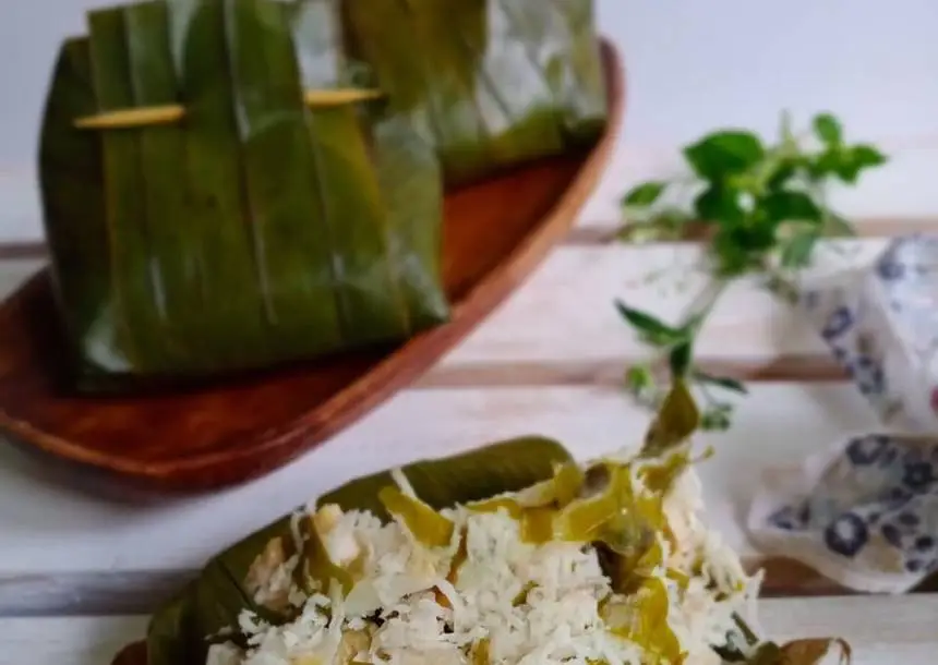 Resep botok ati ampela kelapa parut