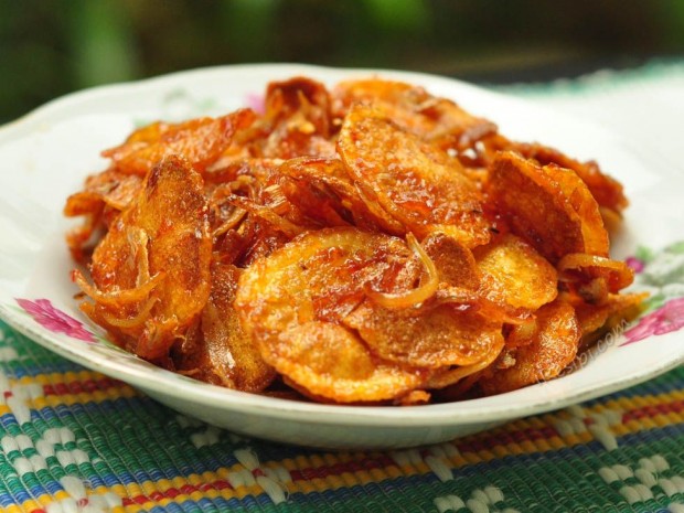 keripik kentang pedas