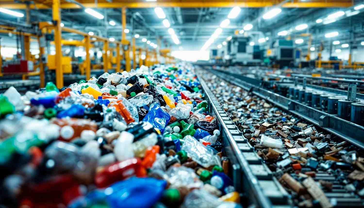 conveyor belt sampah