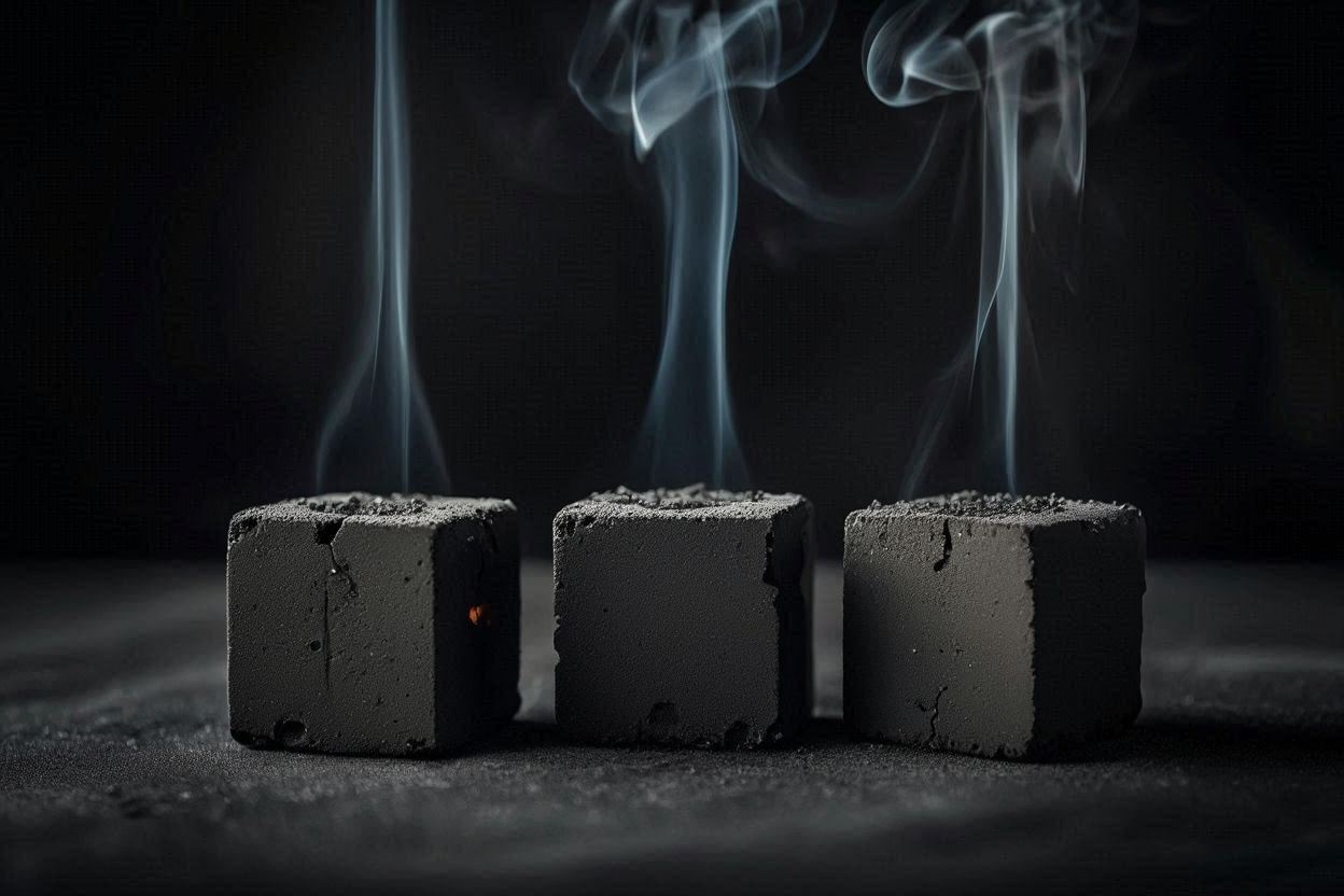 hookah charcoal for dense smoke sessions
