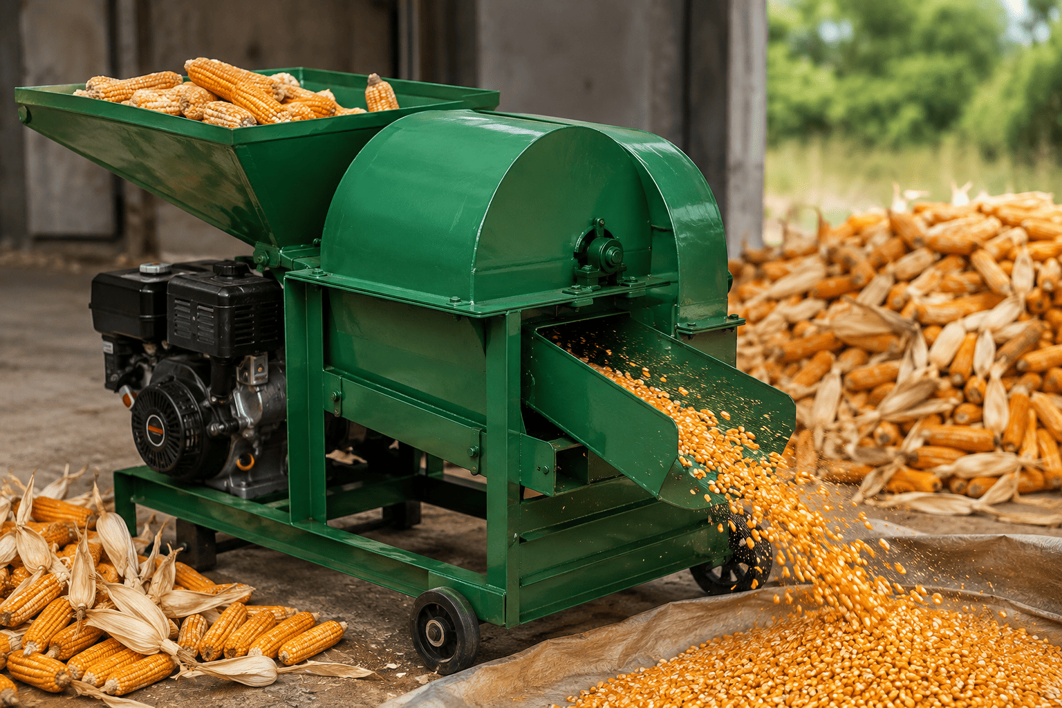 keunggulan mesin perontok jagung modern